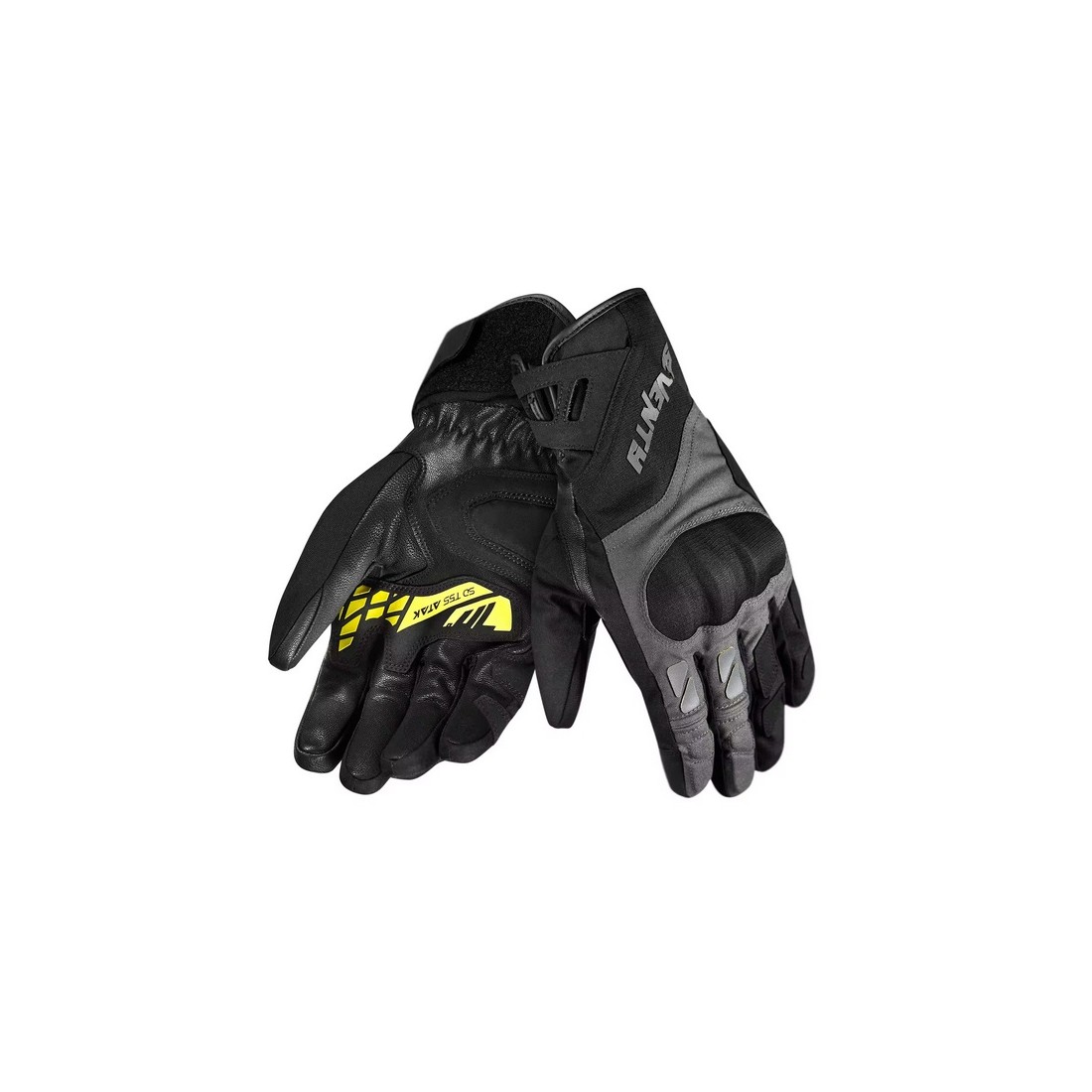 GUANTES SD-T55 ATAK HOMBRE NEGRO/AMARILLO FLÚOR TALLA GUANTES S