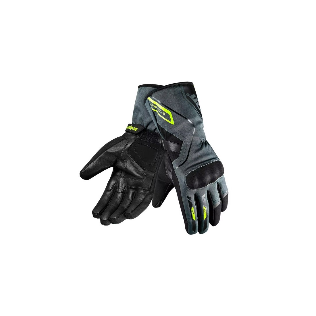 GUANTES SD-T57 GIAU HOMBRE NEGRO/GRIS/AMARILLO FLÚOR TALLA GUANTES S