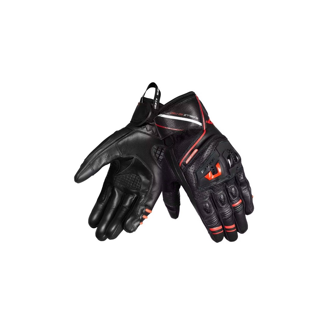 GUANTES SD-N30 MUGELLO HOMBRE NEGRO/ROJO TALLA GUANTES S