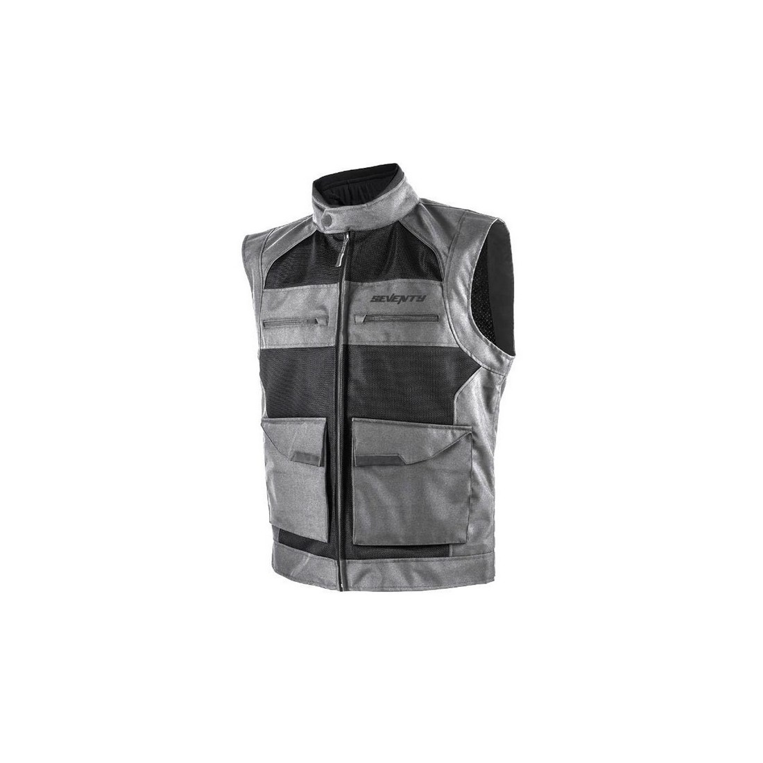 CHALECO SCIROCCO SD-S3 TOURING MULTIBOLSILLOS NEGRO/GRIS TALLA JERSEY S