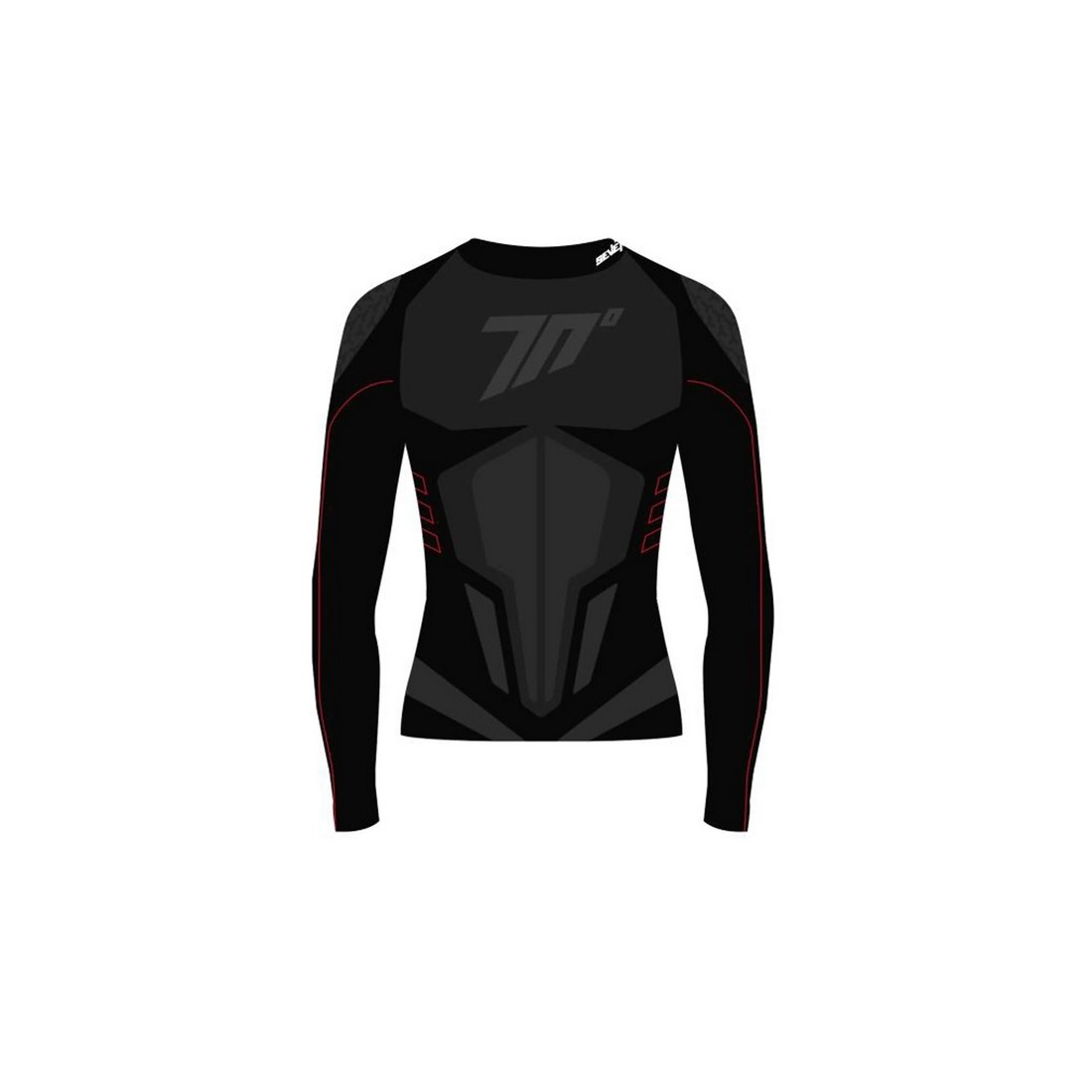 CAMISETA TERMAL SD-CT1 MANGA LARGA UNISEX NEGRO TALLA GUANTES XS/S