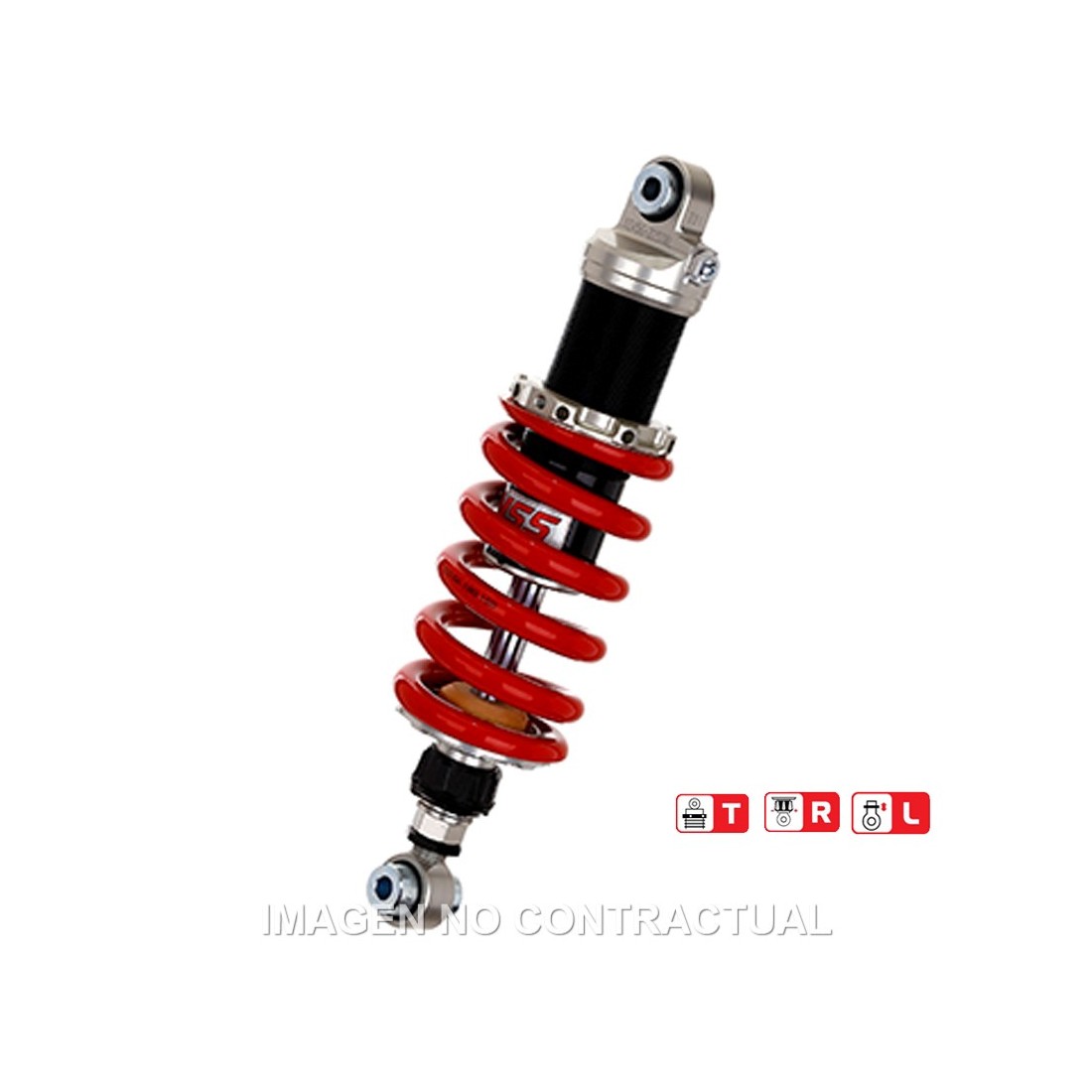Amortiguador Trasero YSS Gas Top Line RSV 1000