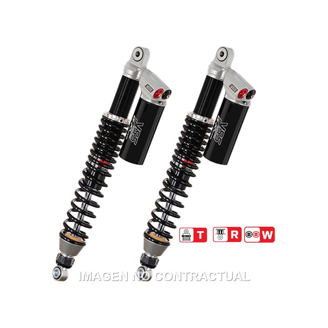 Juego Amortiguadores YSS Gas c/Botella Suzuki LTR450