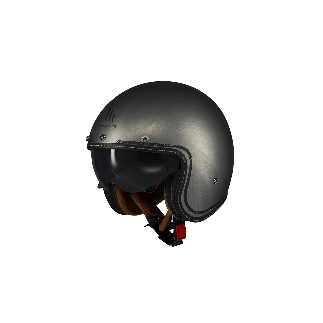 CASCO MT OF507SV B LE MANS 2 SV S SCRATCHED CHROME A2 MATE TALLA CASCO XS