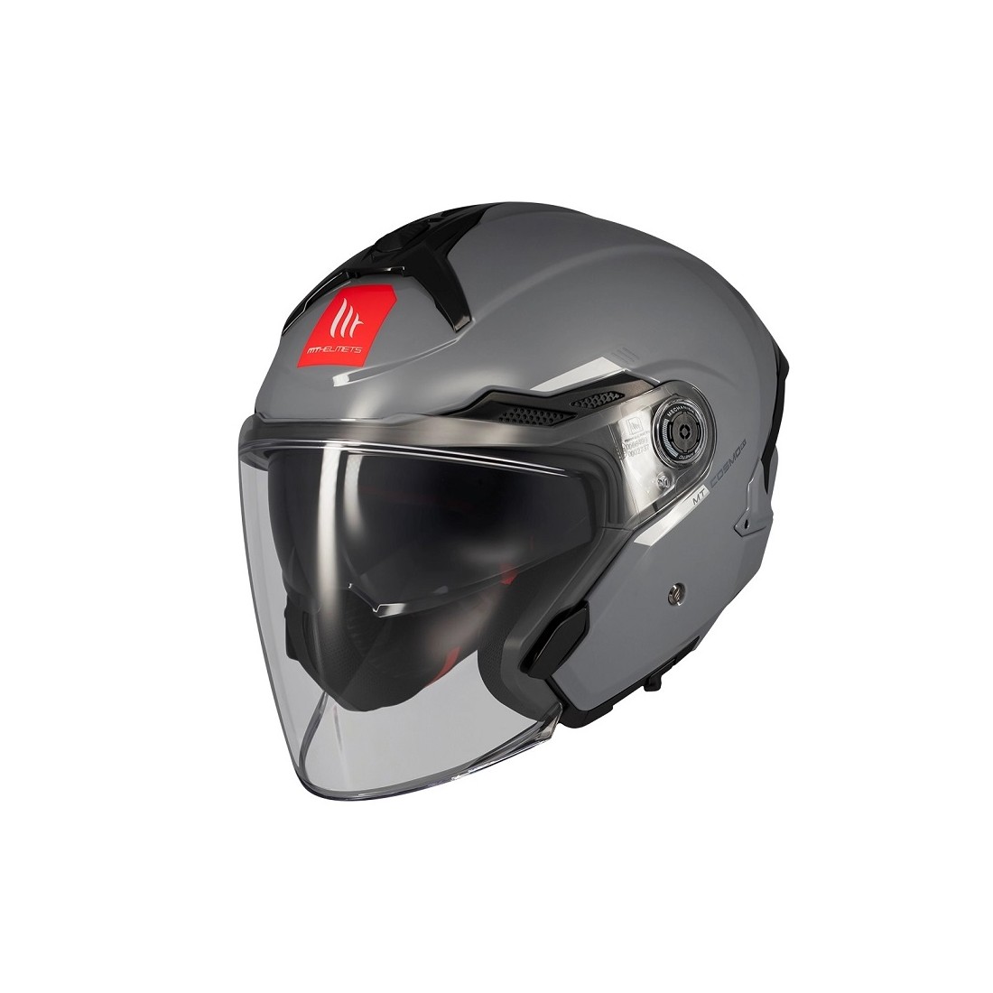 CASCO MT OF515SV COSMO SV SOLID A2 GRIS BRILLO TALLA CASCO XS