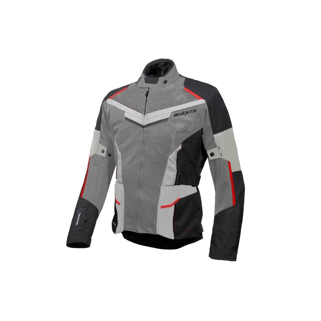 CHAQUETA SD-JT70 ATACAMA VERANO TOURING HOMBRE NEGRO/GRIS/ROJO TALLA CHAQUETA S