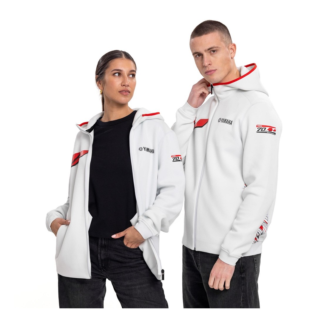 Sudadera Capucha Unisex Yamaha 70º Aniversario TALLA JERSEY XS