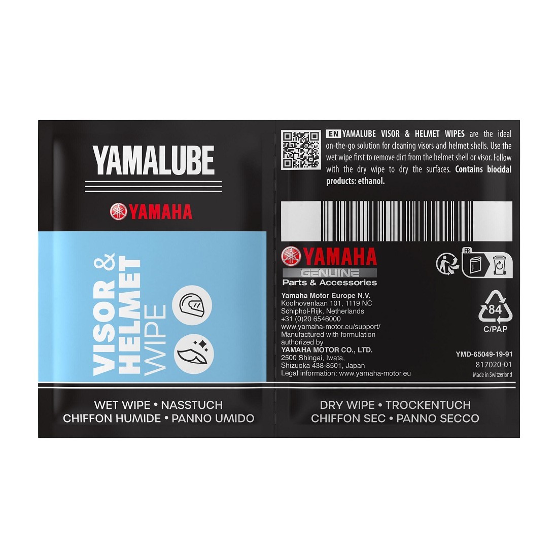 Toallita Limpiadora Yamalube 1 Unidad