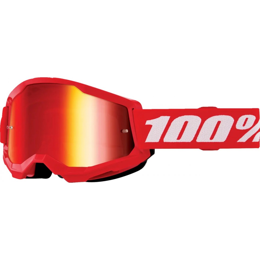 Gafas Infantiles 100% Strata2  JNR Red Mirror Red