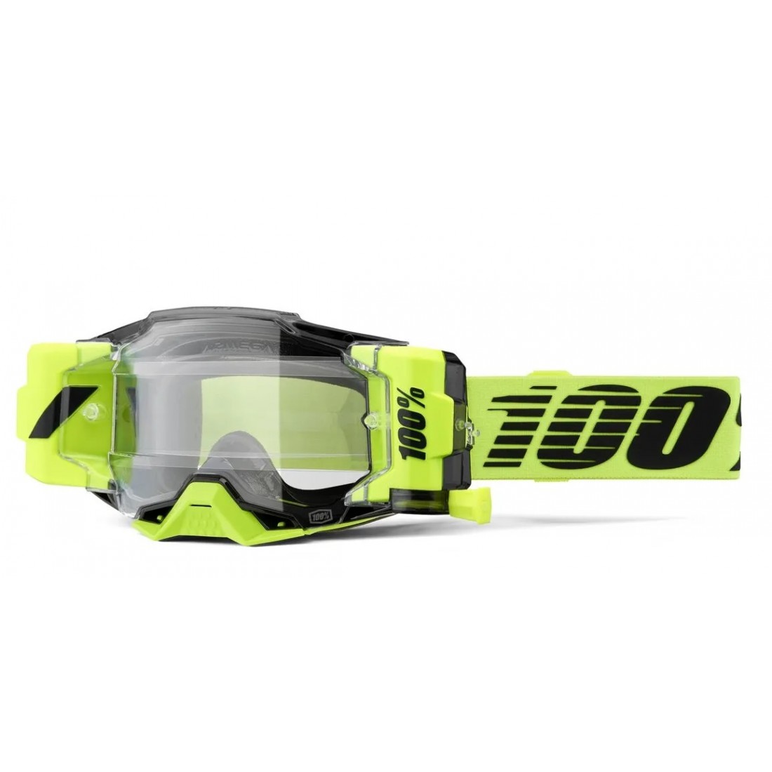 Gafas 100% Armega Forecast Neon Yellow Clear
