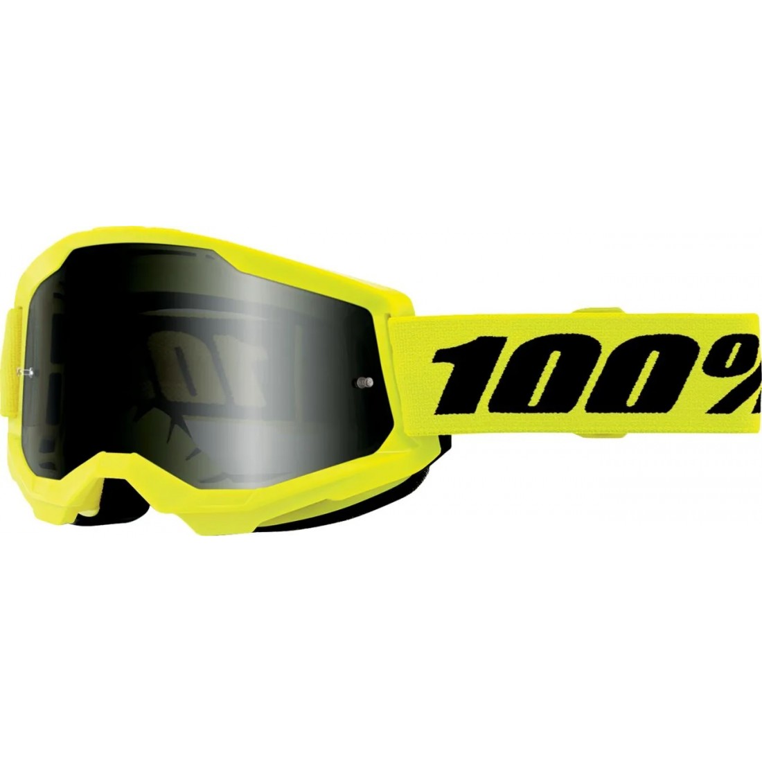 Gafas 100% Strata2 Sand Neon Yellow Smoke