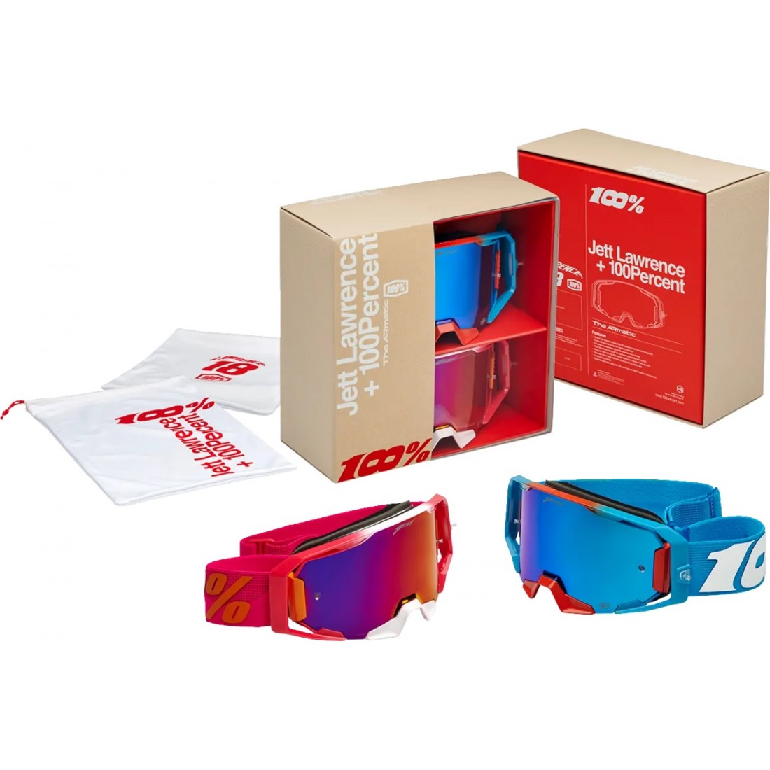 Kit Edición Limitada Gafas 100% Armatic Jett Lawrence