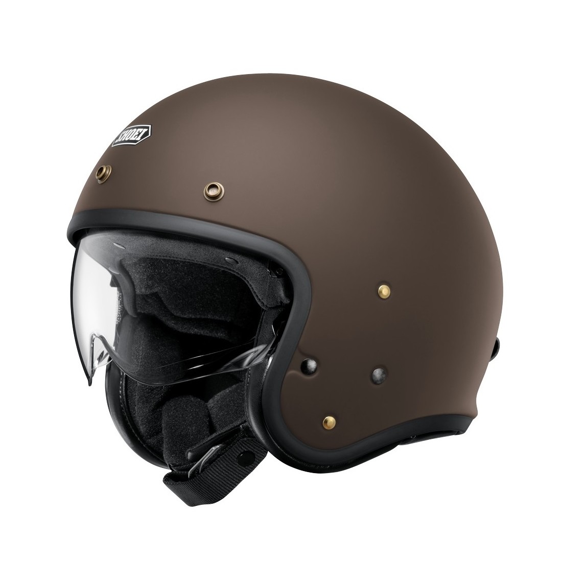 Casco Jet Shoei J·O 2 Marrón Mate TALLA CASCO XS