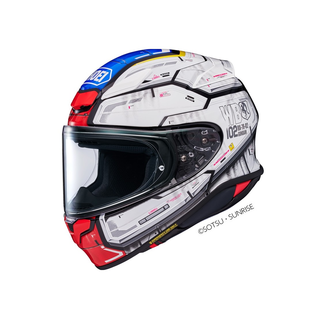 Casco Shoei NXR 2 Gundam TC10 TALLA CASCO XS