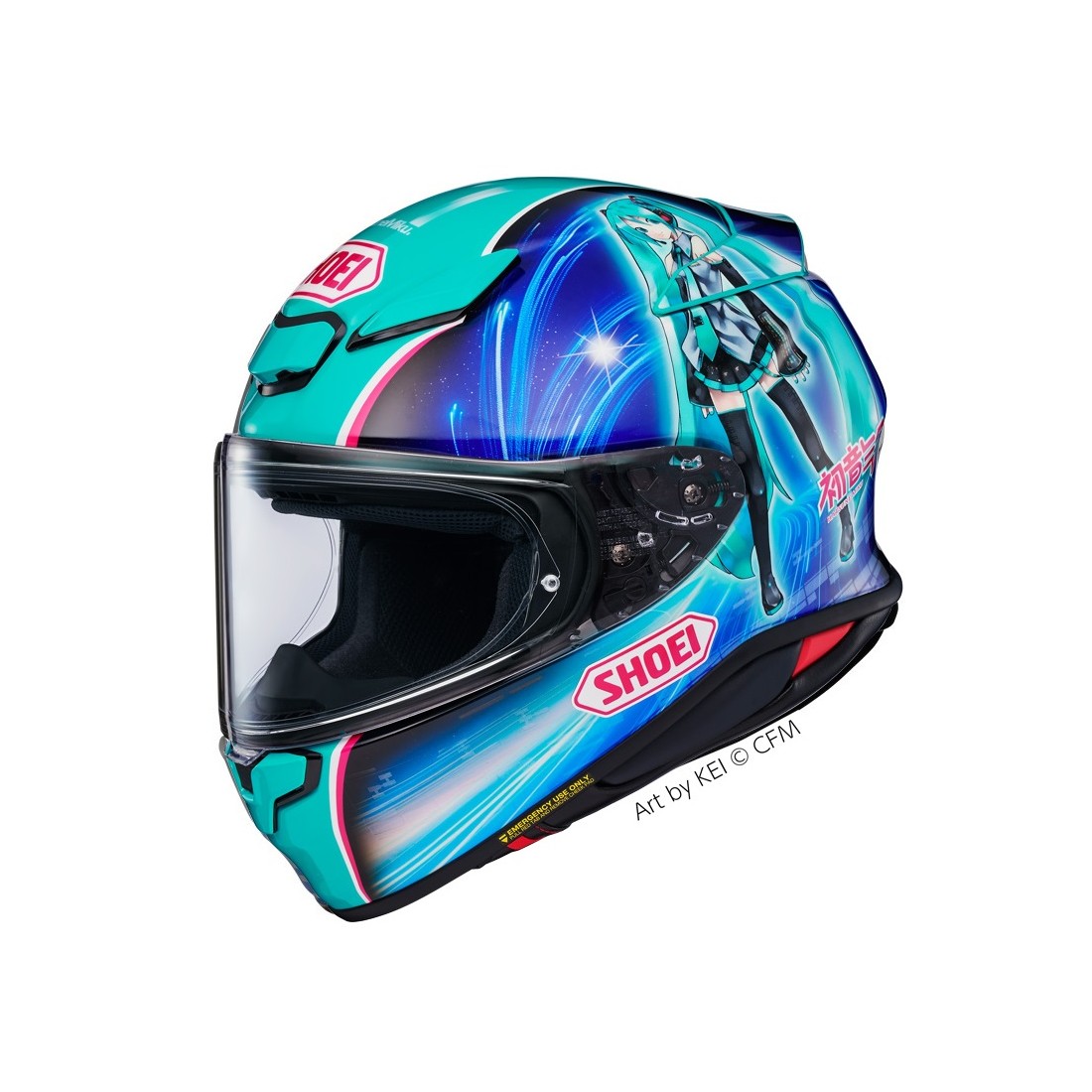 Casco Shoei NXR 2 Hatsune Miku TC4 TALLA CASCO XS
