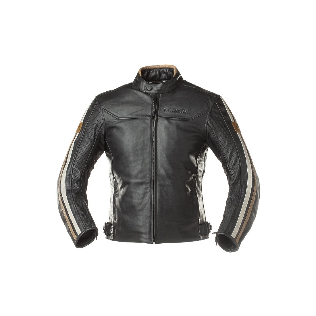 Chaqueta Piel Rainers Jaguar Negro TALLA CHAQUETA S