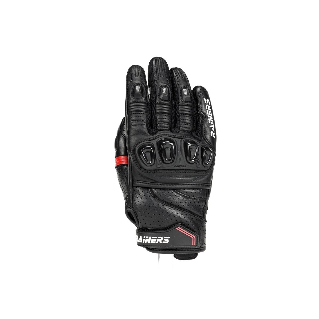 Guantes Piel Verano Rainers Alfa Negro TALLA GUANTES XS