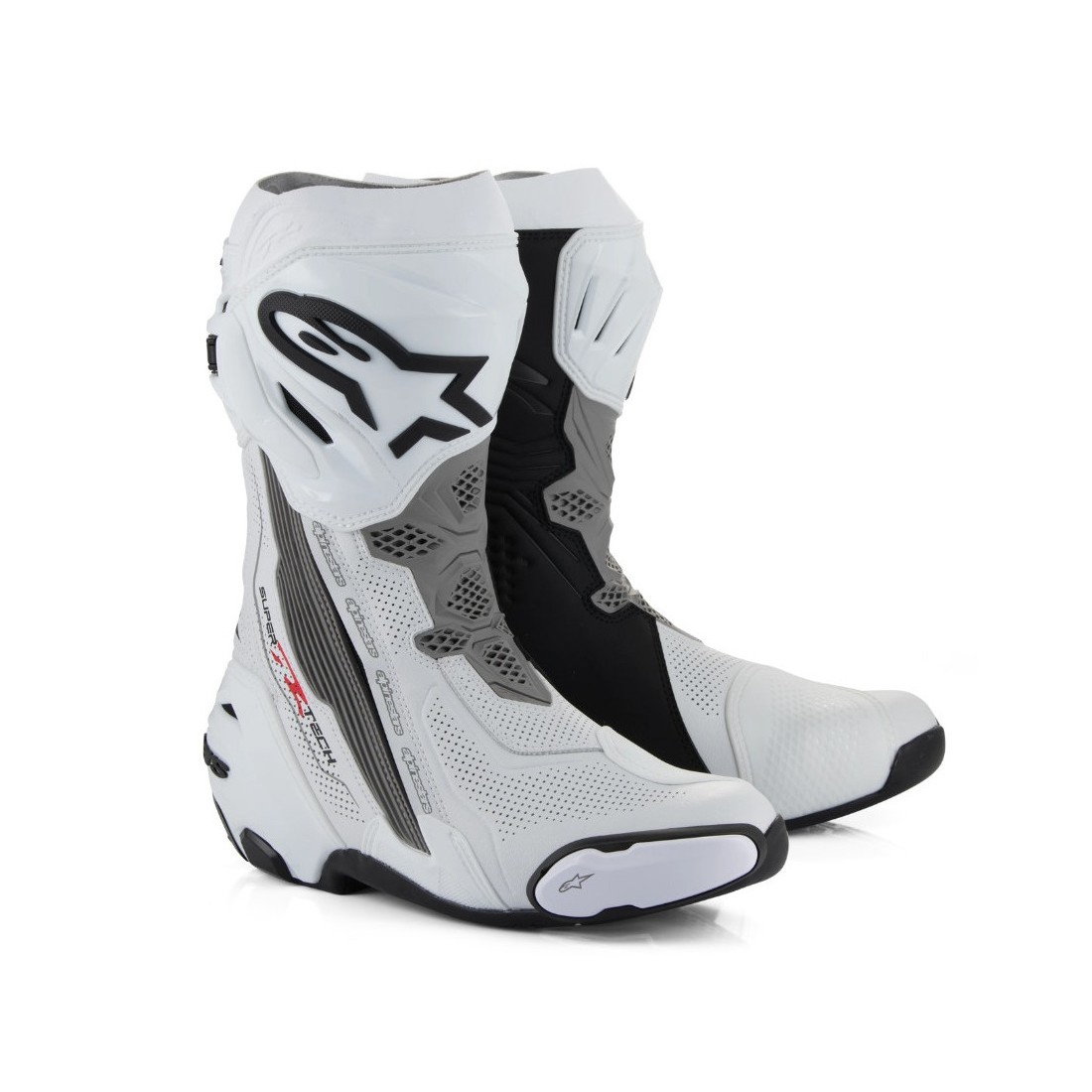 Botas Alpinestars Supertech R Vented Blanco/Gris TALLA BOTAS 37