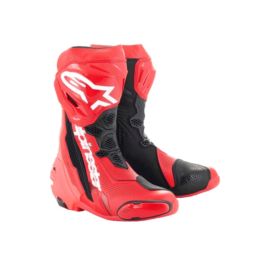 Botas Alpinestars Supertech R Vented Rojo Flúor TALLA BOTAS 37