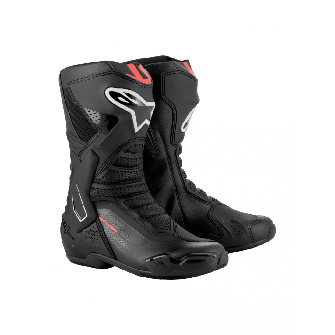 Botas Alpinestars SMX-6 V3 Negro/Rojo Flúor TALLA BOTAS 36