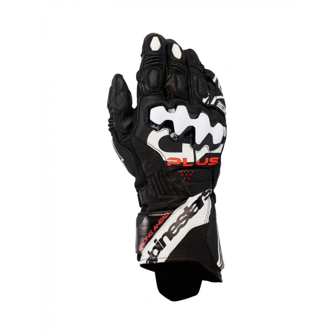 Guantes Piel Alpinestars Gp Plus R V3 Negro/Blanco TALLA GUANTES S