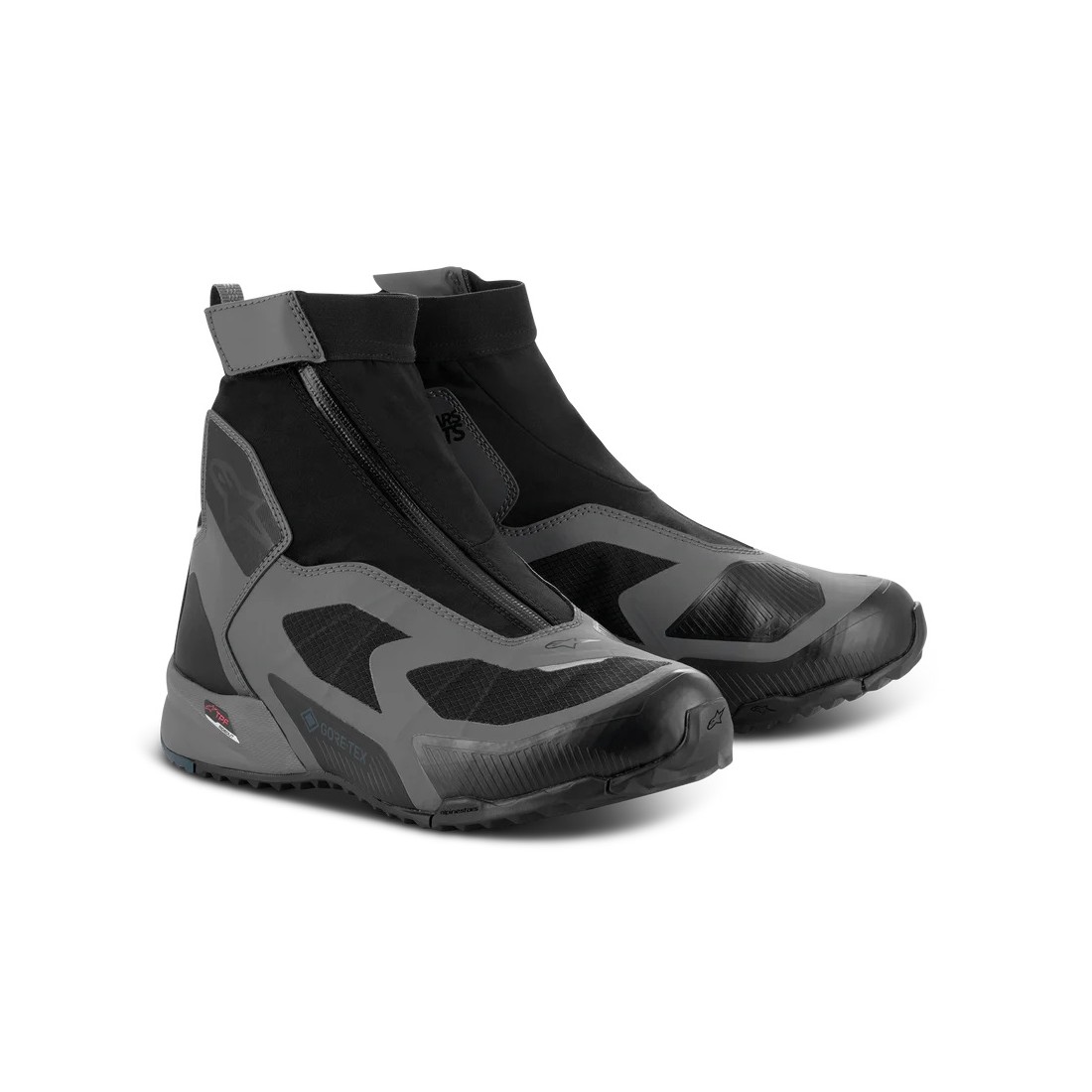 Zapatos Alpinestars CR-8 GORE-TEX Negro/Gris/Azul Petróleo TALLA ZAPATILLAS 38