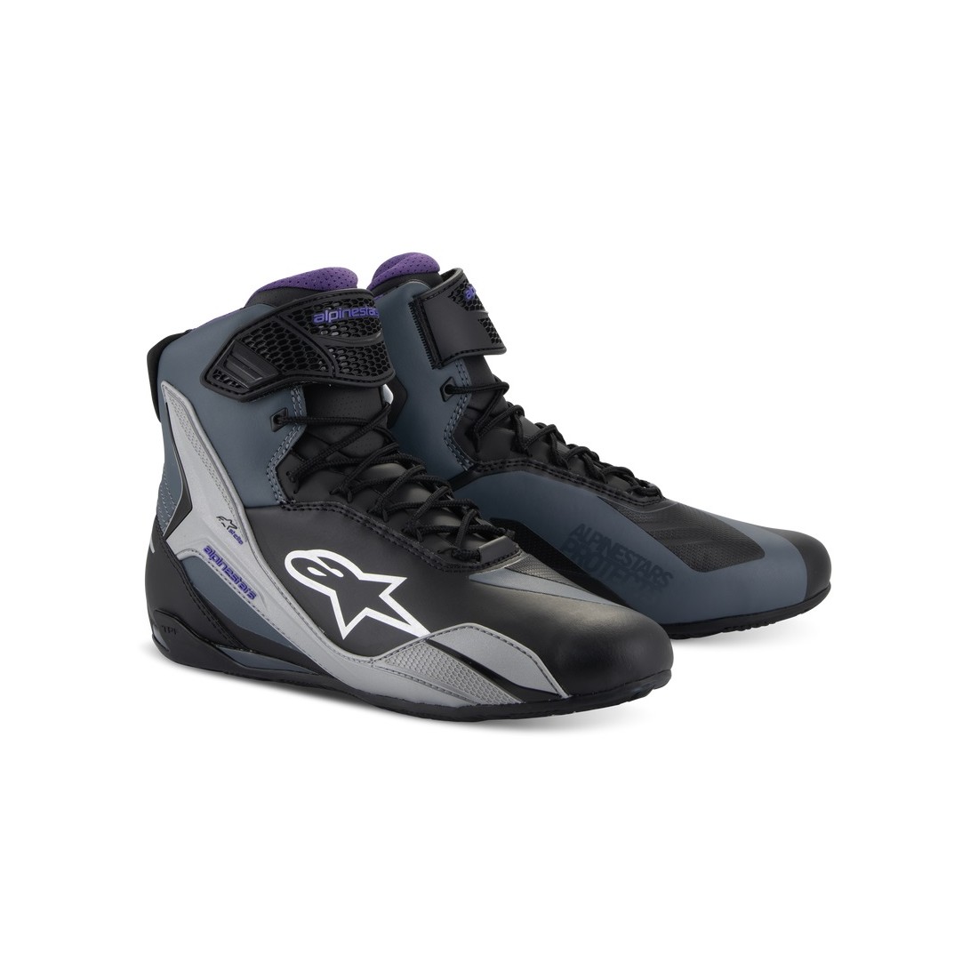 Zapatos Mujer Alpinestars Stella Faster-4 Negro/Gris/Morado TALLA ZAPATILLAS 36