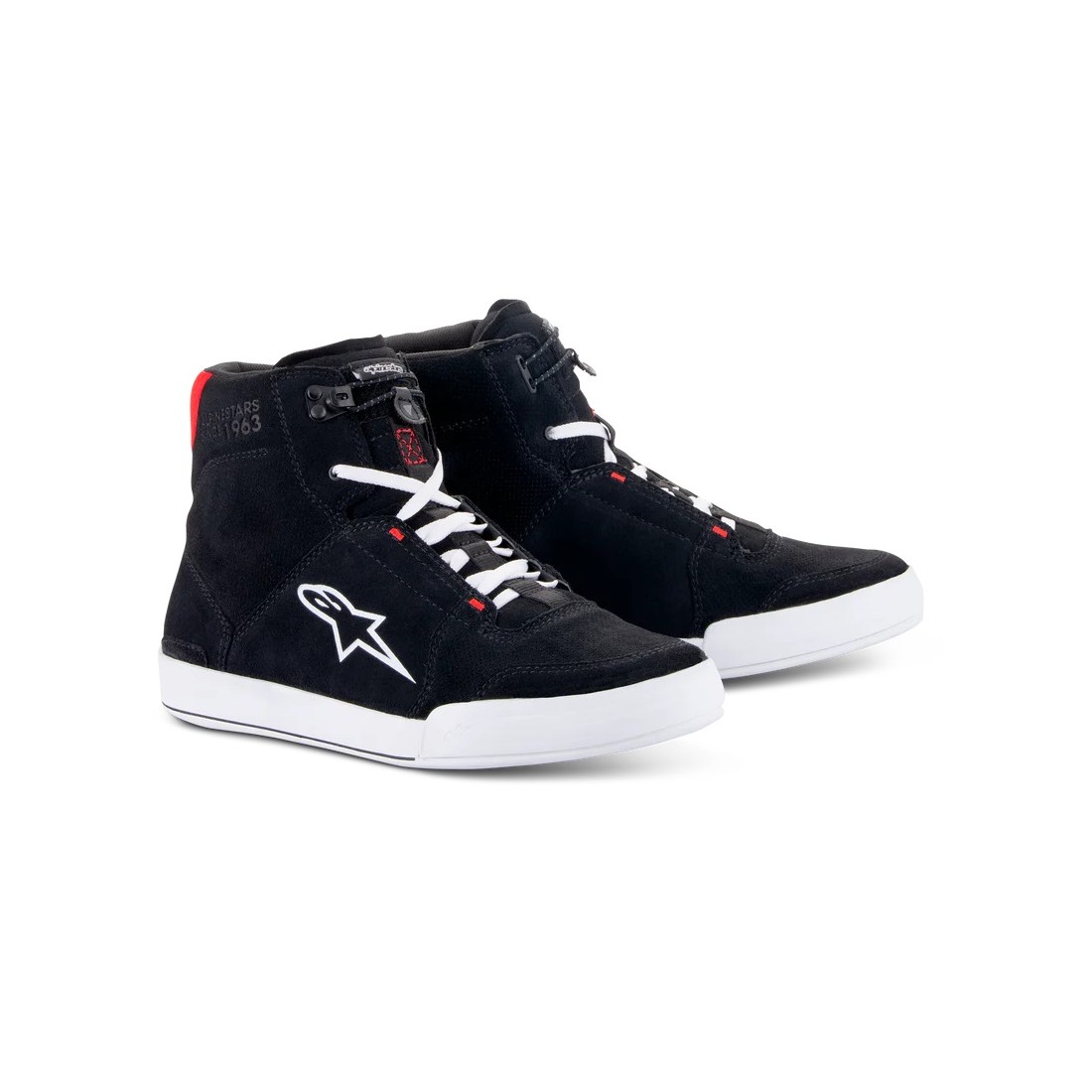 Zapatos Alpinestars Chrome Negro/Blanco/Rojo Vivo TALLA ZAPATILLAS 38