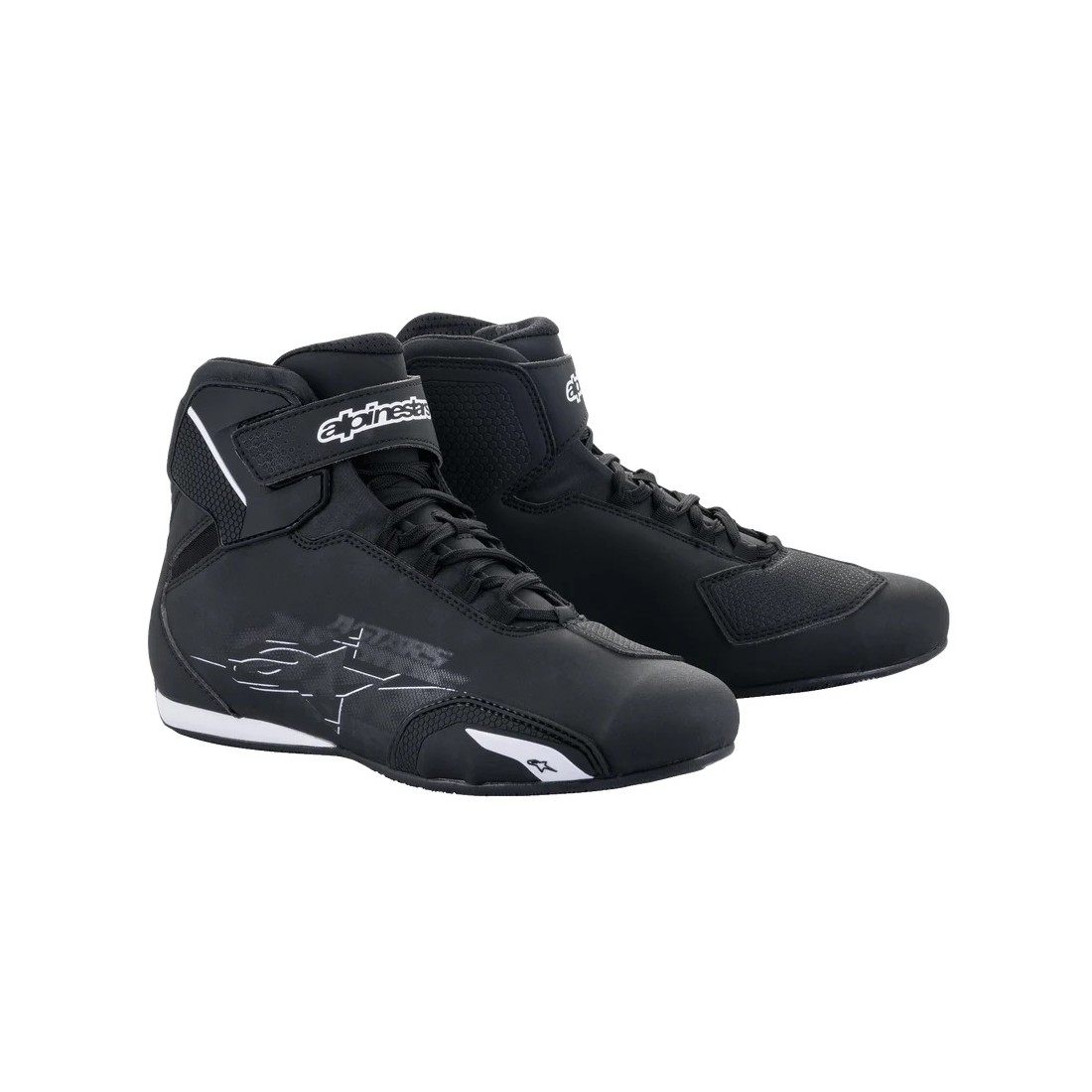 Zapatos Alpinestars Sektor Negro/Blanco TALLA ZAPATILLAS 38