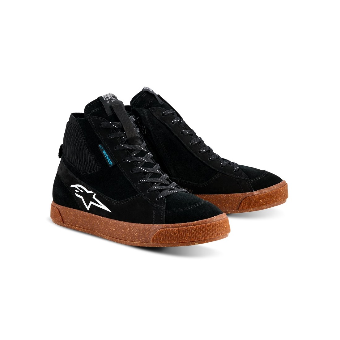 Zapatos Alpinestars Stated Impermeables Negro/Goma/Blanco TALLA ZAPATILLAS 38