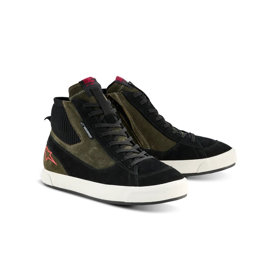 Zapatos Alpinestars Stated Impermeables Verde Militar/Negro/Blanco Off TALLA ZAPATILLAS 38