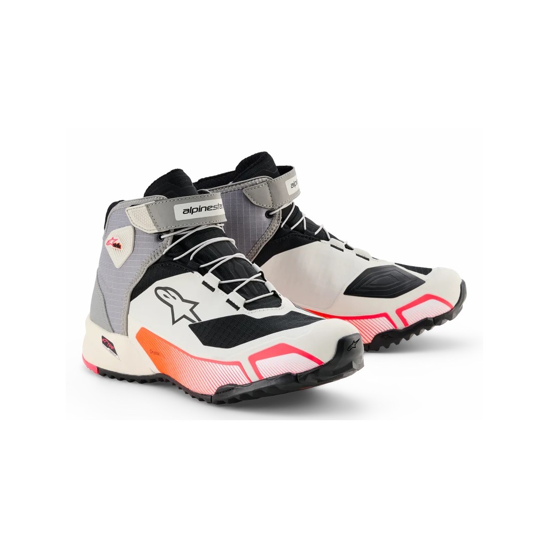 Zapatillas Mujer Alpinestars CR-X Drystar Blanco/Gris Claro/Negro/Diva Rosa TALLA ZAPATILLAS 36.5