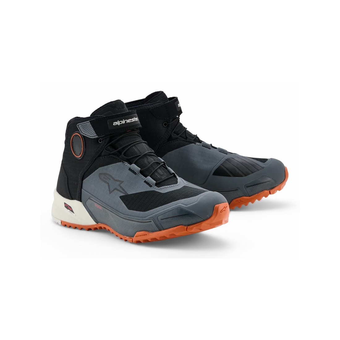 Zapatillas Alpinestars CR-X Drystar Black Dark Gray Rust TALLA ZAPATILLAS 38