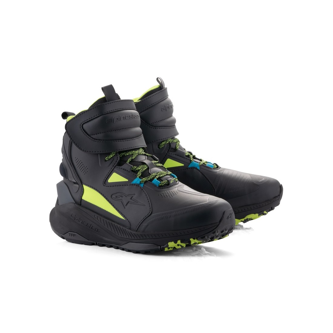 Zapatillas Alpinestars Speedstreet Black Lime Blue Ocean TALLA ZAPATILLAS 37