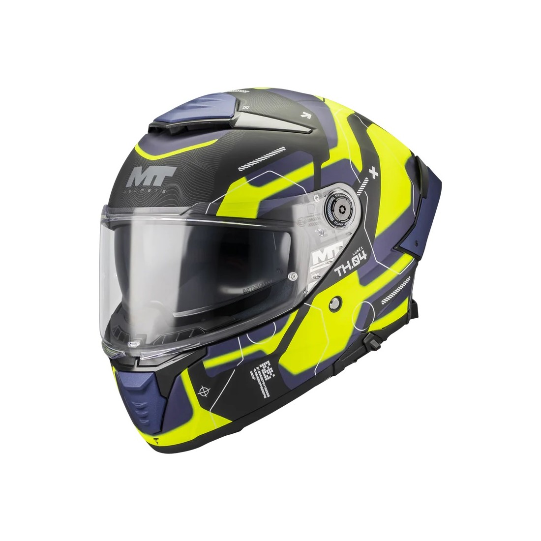 CASCO MT FF118SV THUNDER 4 SV LUMEX B27 MATE TALLA CASCO XS