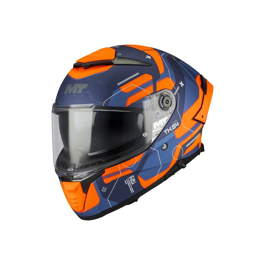 CASCO MT FF118SV THUNDER 4 SV LUMEX C24 MATE TALLA CASCO XS
