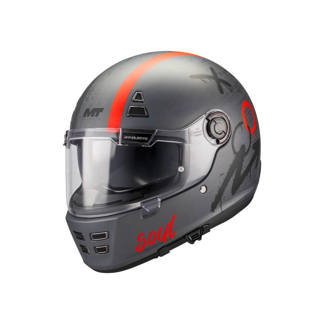 CASCO MT FF119SV JARAMA SV PAPERCUT C15 MATE TALLA CASCO S
