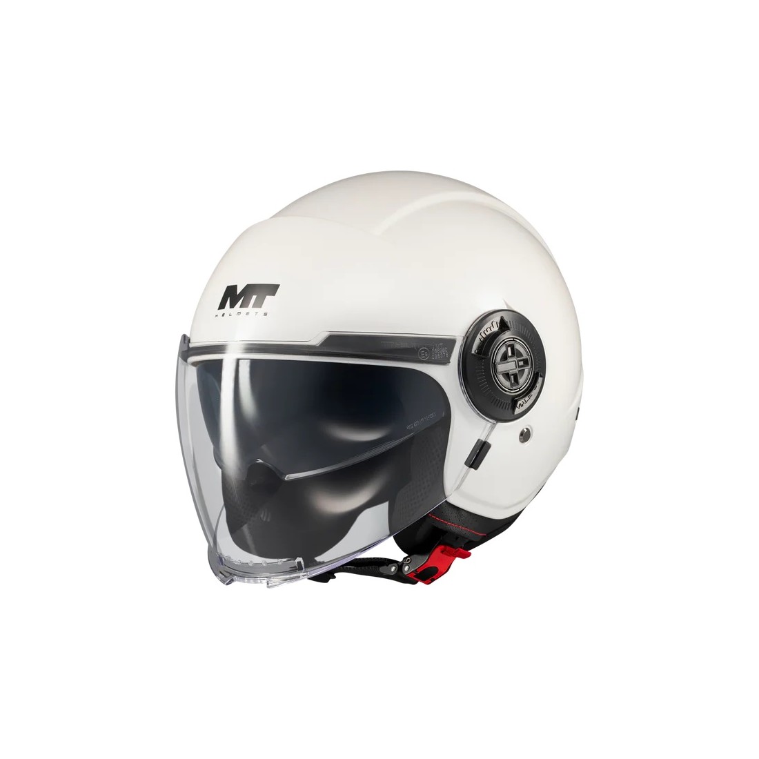 CASCO MT VIALE SV S OF502SV B PURE A0 BRILLO TALLA CASCO M