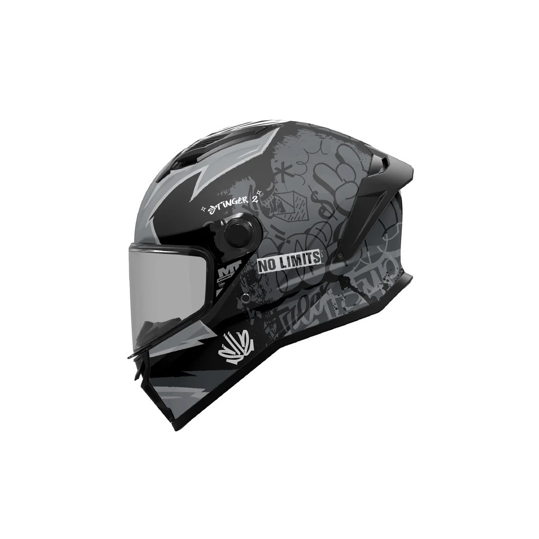 CASCO MT FF126 STINGER 2 TAGGER B2 MATE TALLA CASCO XXS