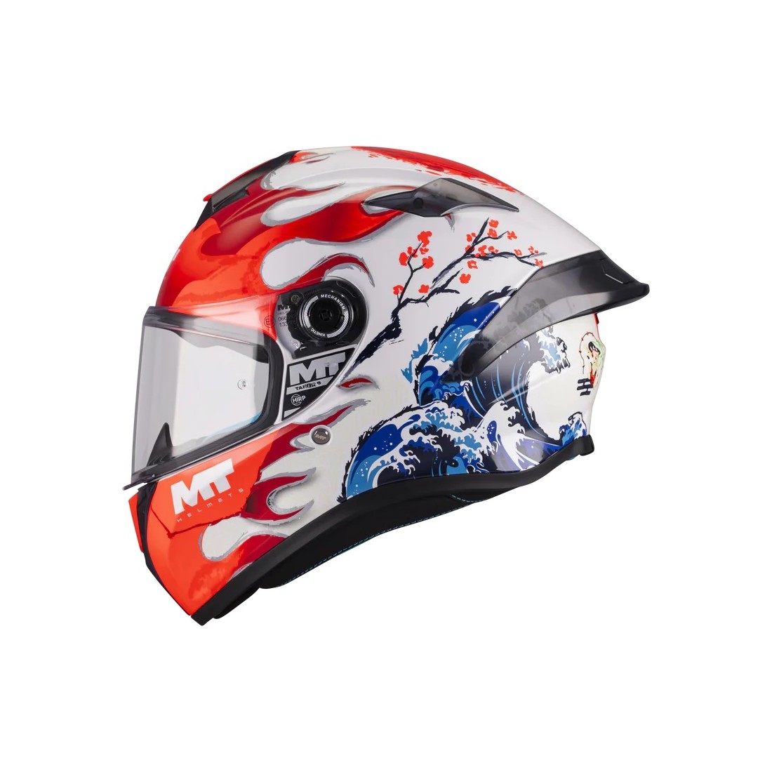 CASCO MT FF106B TARGO S YAMANAKA 2025 A5 BRILLO TALLA CASCO XS