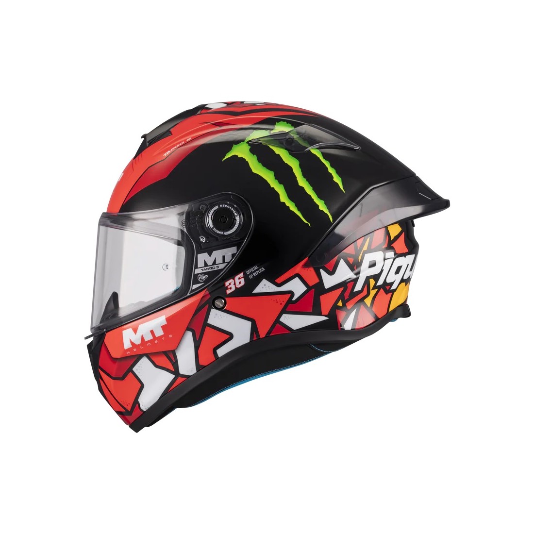 CASCO MT FF106B TARGO S PIQUERAS B5 BRILLO TALLA CASCO XS
