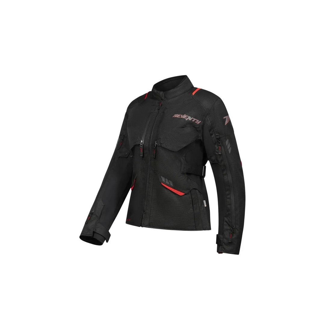 CHAQUETA SD-JT69 TANAMI MUJER NEGRO/ROJO TALLA CHAQUETA XS