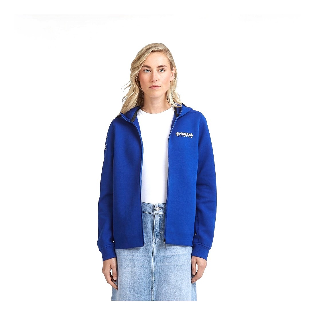 Sudadera Capucha Mujer Yamaha Paddock Blue Team TALLA JERSEY M
