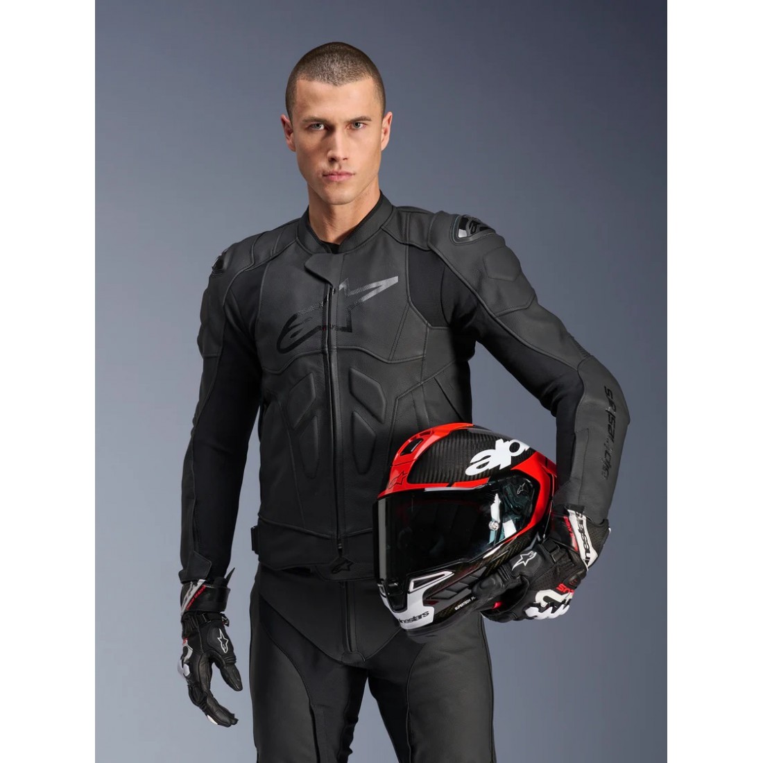 Chaqueta Piel Alpinestars Dust Negro TALLA CHAQUETA 44