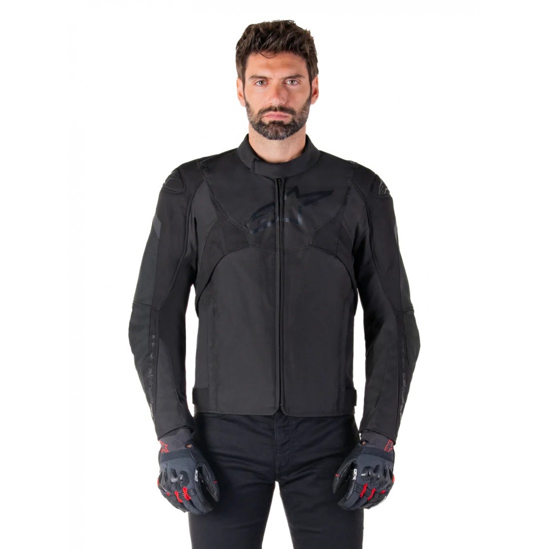 Chaqueta Alpinestars T-Jaws V4 Impermeable Negro TALLA CHAQUETA S