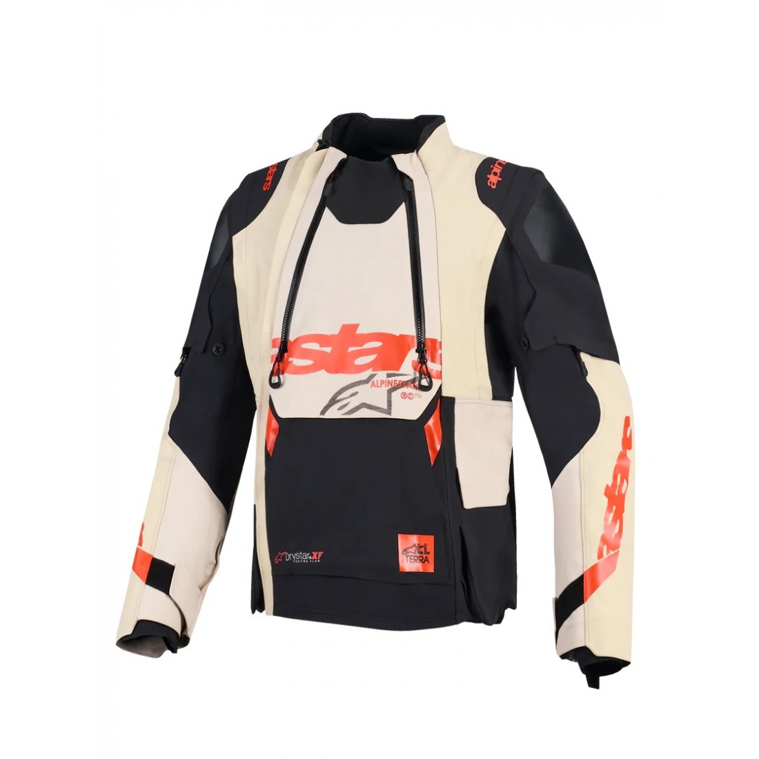 Chaqueta Alpinestars Halo Pro Drystar® XF Laminada Mastic Black TALLA CHAQUETA S