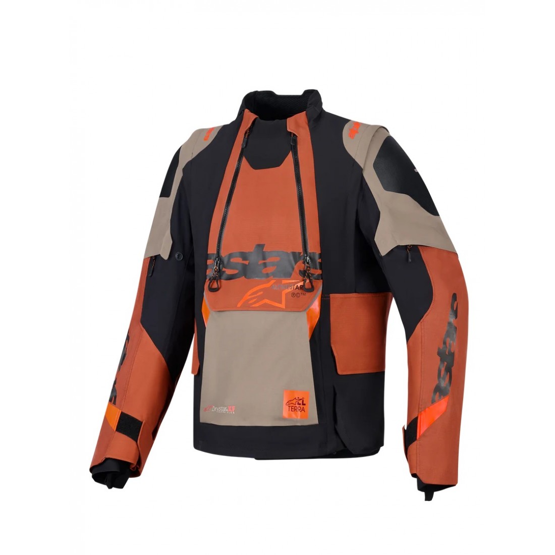Chaqueta Alpinestars AMT-8 Stretch Drystar® XF Walnut Rust Black TALLA CHAQUETA S