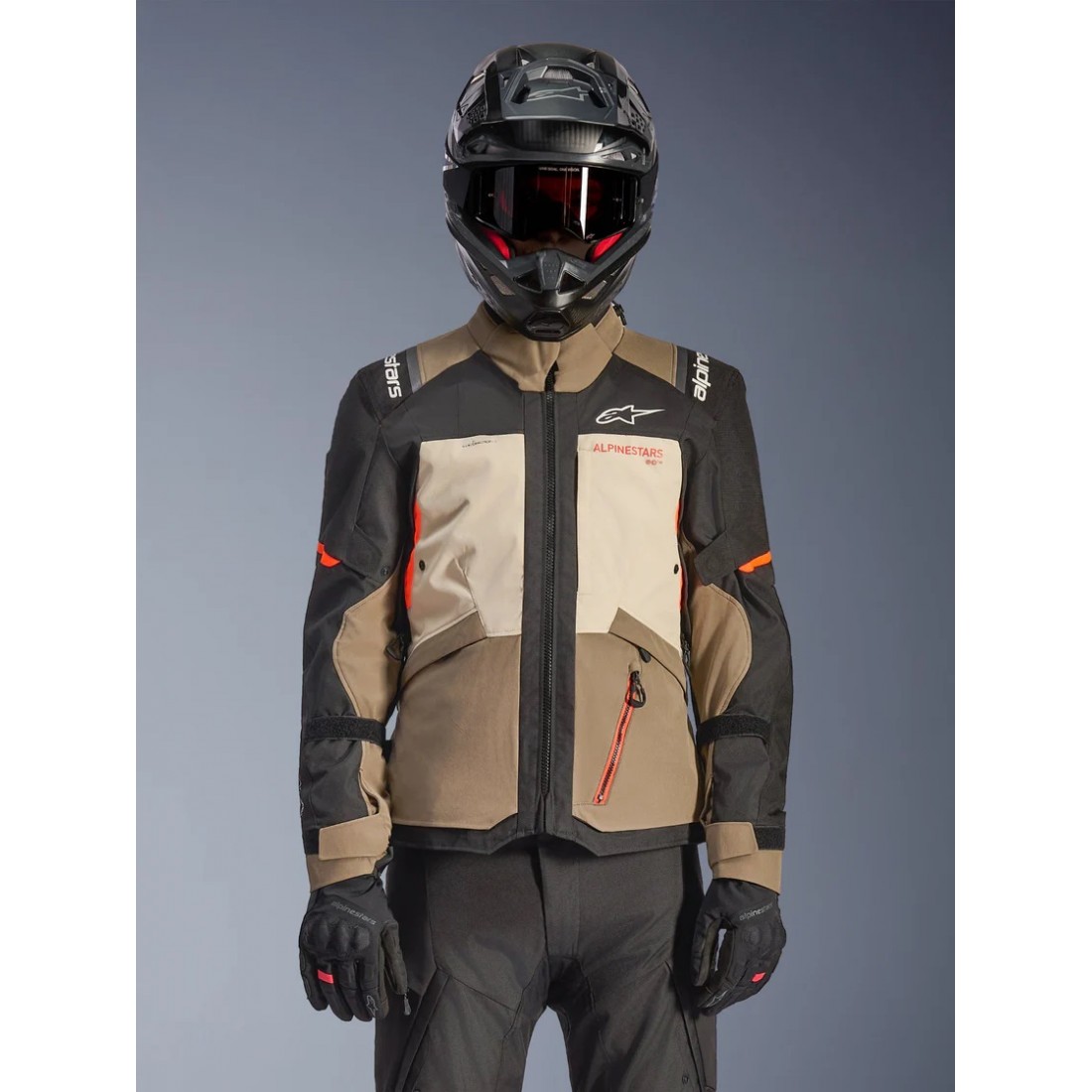 Chaqueta Alpinestars Andes V4 Drystar® Walnut Mastic Black TALLA CHAQUETA S