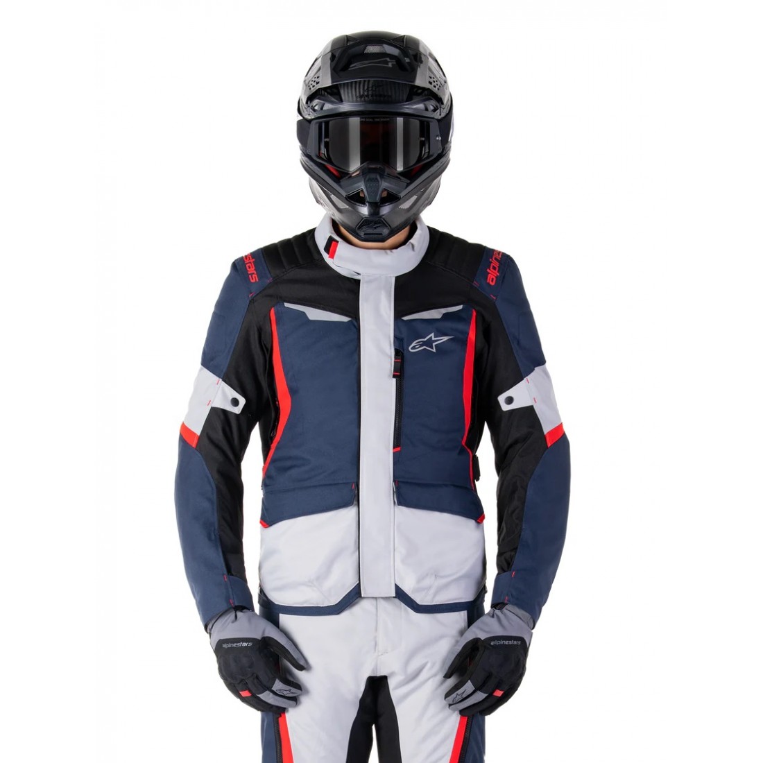 Chaqueta Alpinestars ST-1 Impermeable Azul/Negro/Rojo TALLA CHAQUETA S