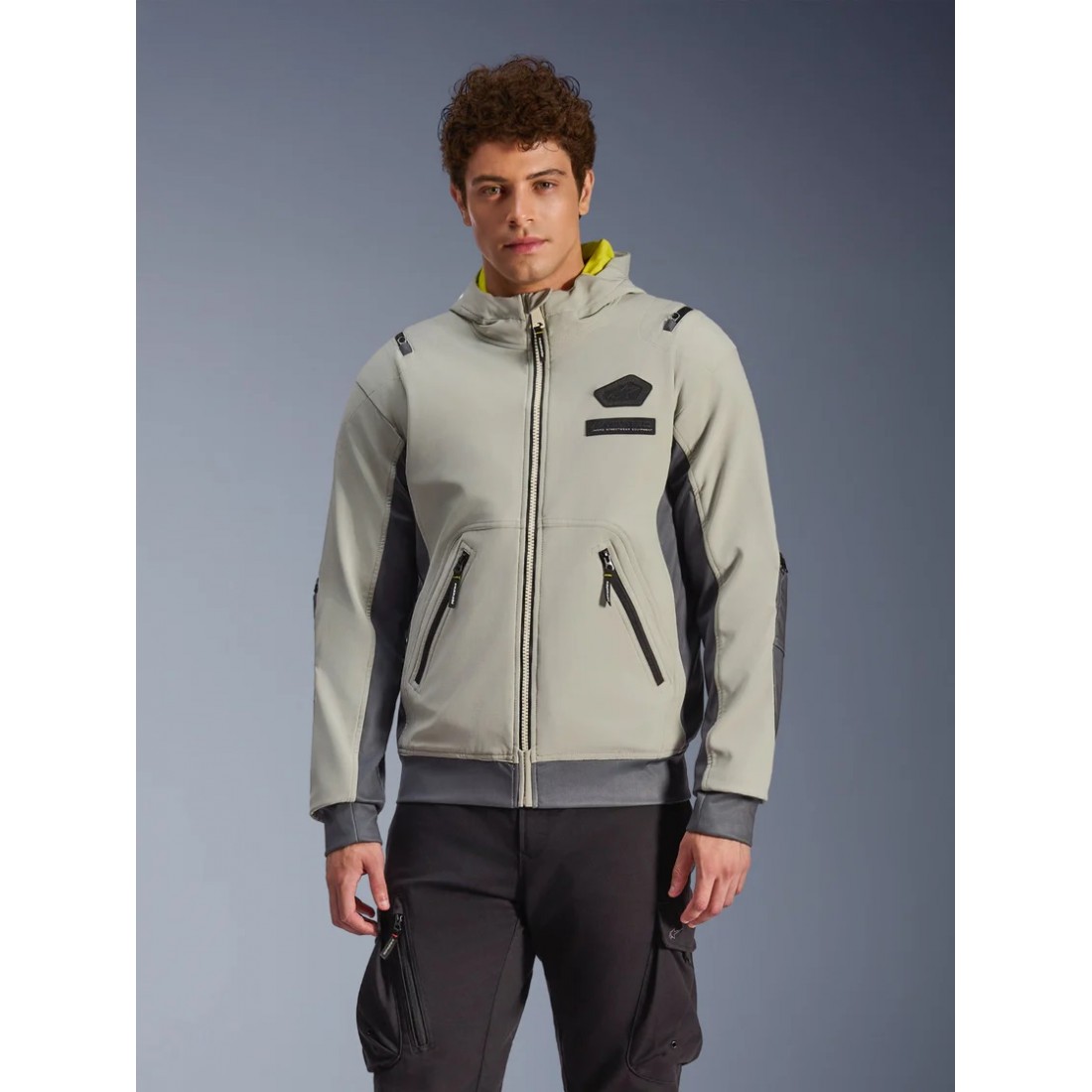 Chaqueta Alpinestars Moblast Impermeable Iron Gray Dark Sage TALLA CHAQUETA XS